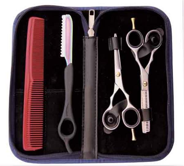 Hair Cutting Sets Titanium Styling Razor & Shear Set