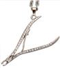 Cuticle Nipper Crystal Necklace (BT7298)