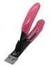 Nail Slicer Tip Cutter Pink Rubber Grip Handles (CS3340)