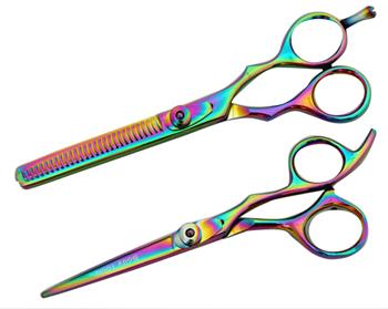 Stainless Steel Hair Wig Cutting Shears & Thinning Scissors Set Cosplay  Accessories Hair Styling