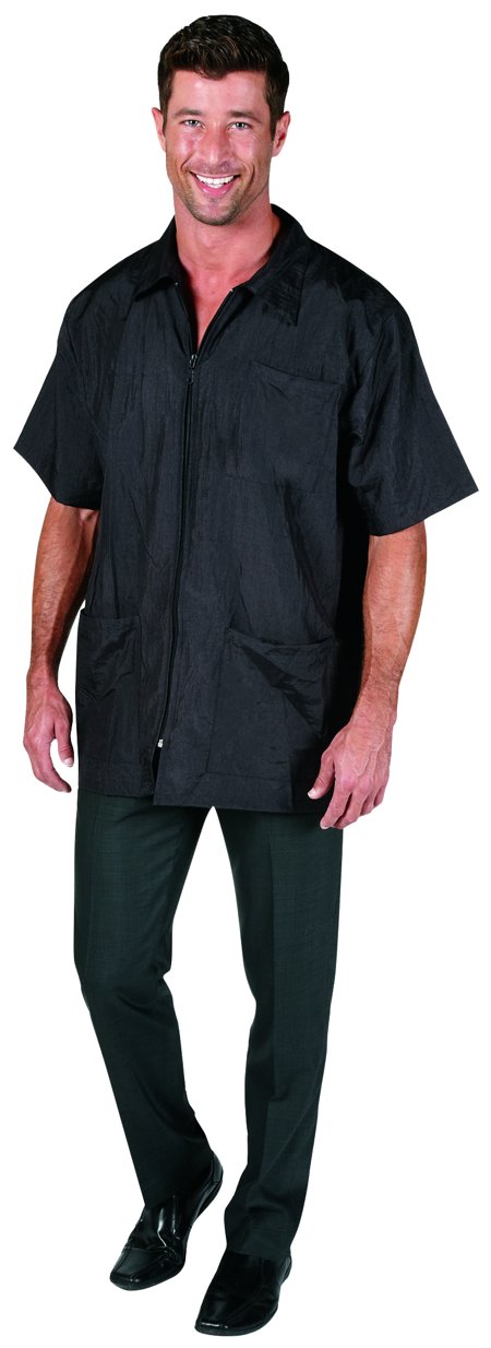 Classic Barber Jacket Black : Betty Dain