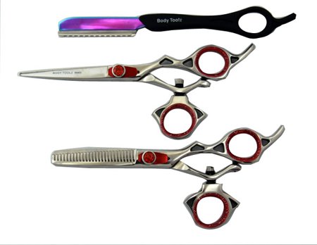 Ruby Red Swivel Thumb Shear Set (BT9665)